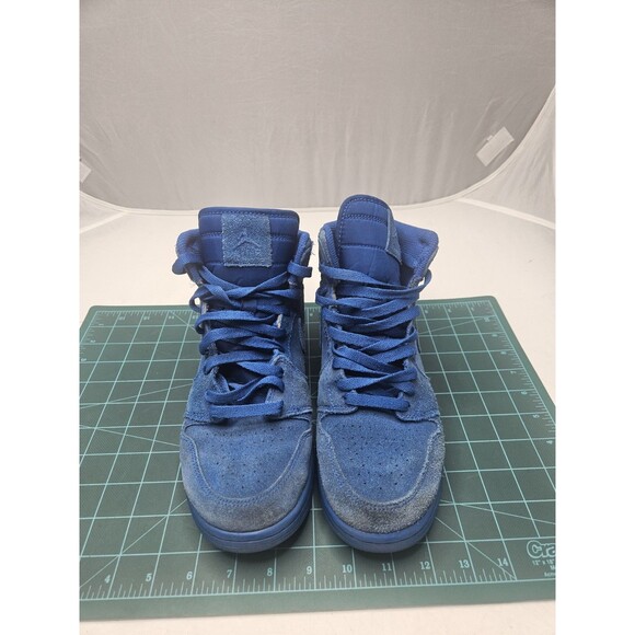 Nike Air Jordan 1 Retro High Team Royal Suede Youth Size 7Y (705300-404) - Picture 3 of 14